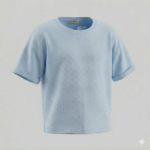 Taş Detaylı Oversize Crop Kız Tişört - Görsel 5
