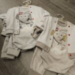 Babyim Fil Baskılı Kapüşonlu Erkek Bebe Üçlü Takım - Görsel 3