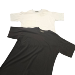 Erkek Çocuk Basic Oversize Pamuklu Tişört – Siyah & Beyaz - Görsel 2