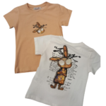 Çocuk Gözlüklü Tavşan ve Şiir Baskılı T-Shirt 5-8 Yaş - Görsel 5