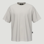 Erkek Çocuk Basic Oversize Pamuklu Tişört – Siyah & Beyaz - Görsel 3
