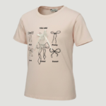 Kız "You Are" Mesajlı ve Fiyonk Detaylı T-Shirt 11-14 Yaş
