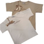 Genç Kız Fular Detaylı ve Motto Baskılı T-Shirt 11-14 Yaş - Görsel 2